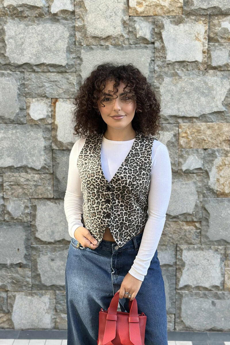LEO DESIGN WOMEN VEST LEO/LEOPARD - 2