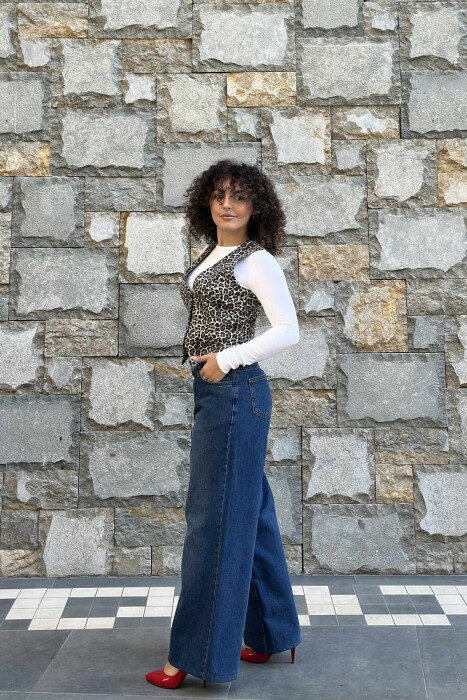 LEO DESIGN WOMEN VEST LEO/LEOPARD - 4