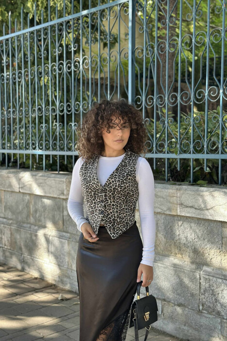 LEO DESIGN WOMEN VEST LEO/LEOPARD - 6