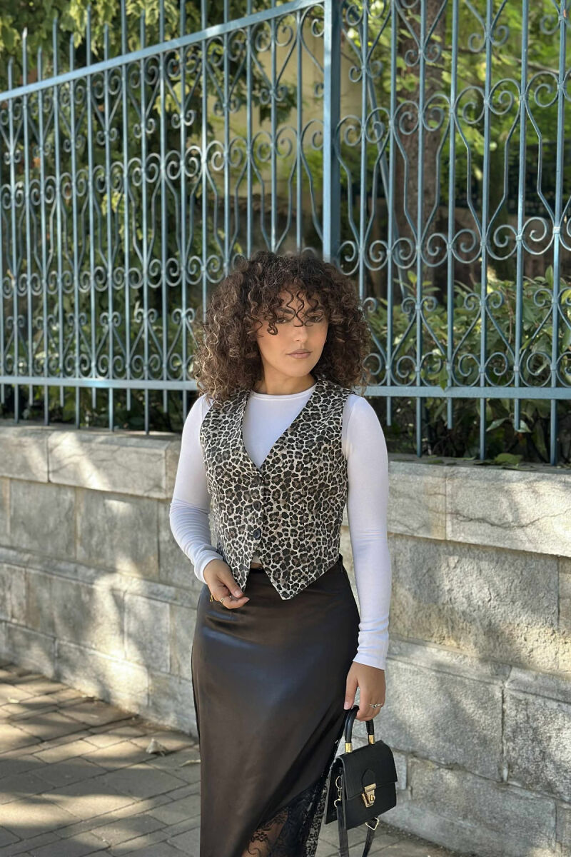 LEO DESIGN WOMEN VEST LEO/LEOPARD - 6