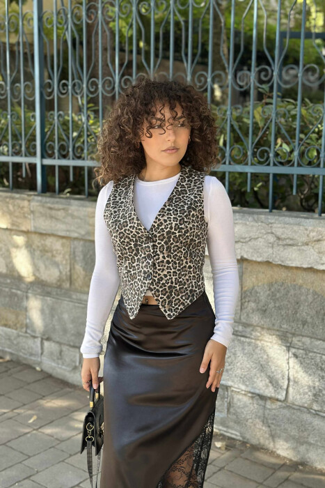 LEO DESIGN WOMEN VEST LEO/LEOPARD - 8