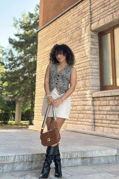 LEO DESIGN WOMEN VEST LEO/LEOPARD - 9