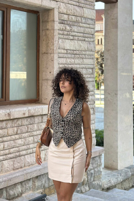 LEO DESIGN WOMEN VEST LEO/LEOPARD - 10