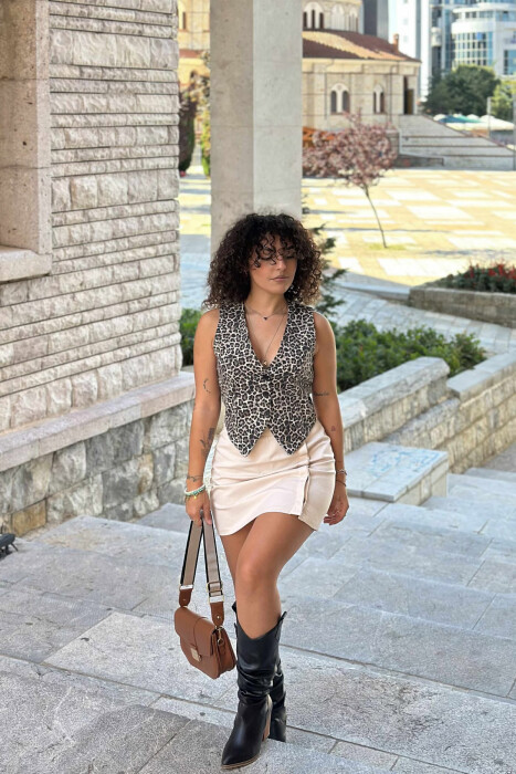 LEO DESIGN WOMEN VEST LEO/LEOPARD - 12