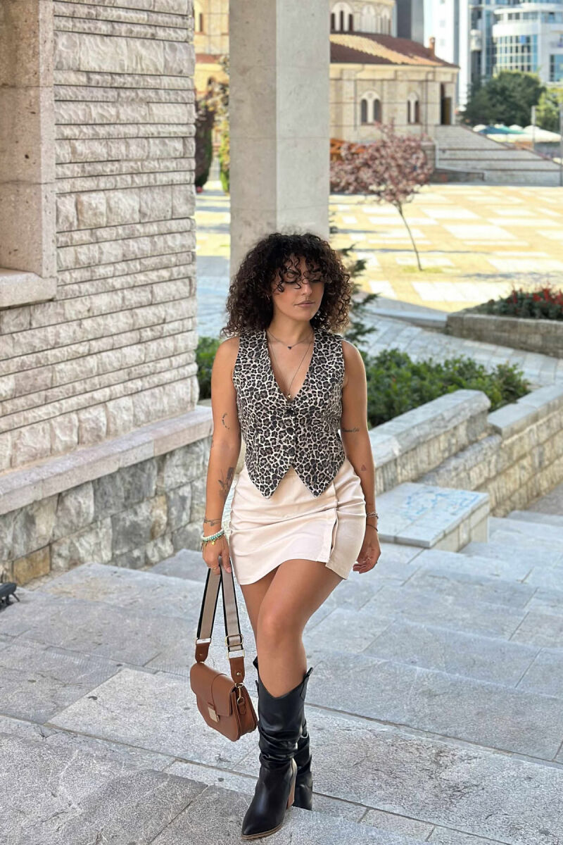 LEO DESIGN WOMEN VEST LEO/LEOPARD - 12