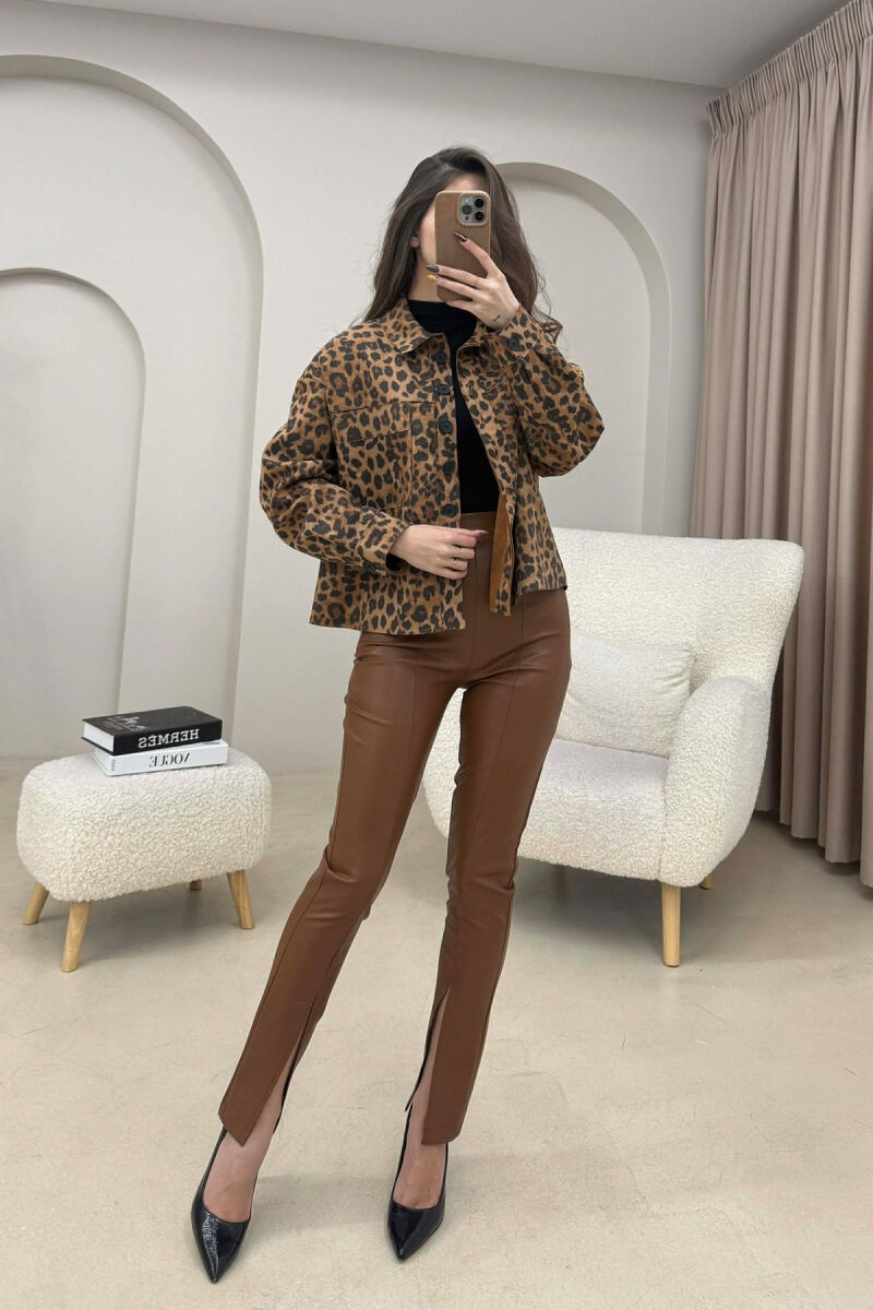 LEO DESIGNED SIMPLE WOMEN JACET LEO/LEOPARD - 2