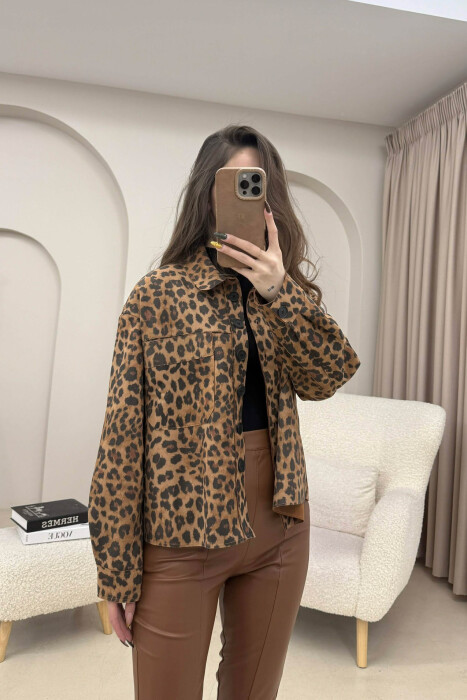 LEO DESIGNED SIMPLE WOMEN JACET LEO/LEOPARD - 3