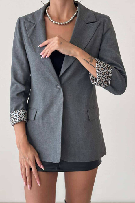 LEO INTERIOR DESIGN WOMEN JACKET GREY/GRI - 1
