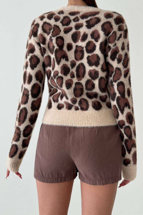 LEO PRINT DESIGHN WOMAN CARDIGAN LEO/LEOPARD - 2