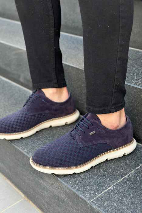 LICE CLASSY MAN SHOES BLUE/BLU - KLAUDIO FASHION