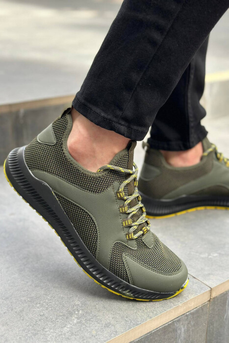 LICE SIMPLE MAN SHOES GREEN/YELLOW/JEVE 