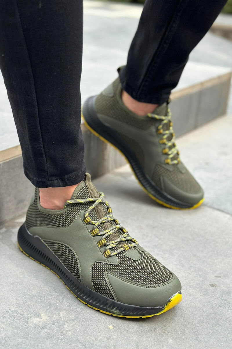LICE SIMPLE MAN SHOES GREEN/YELLOW/JEVE - 3