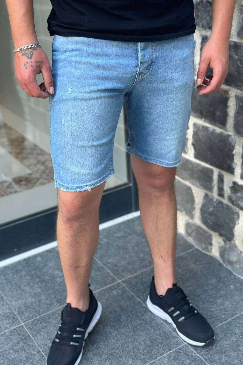 LIGHT BLUE MAN SHORT JEANS LIGHTBLUE/BZ - 1