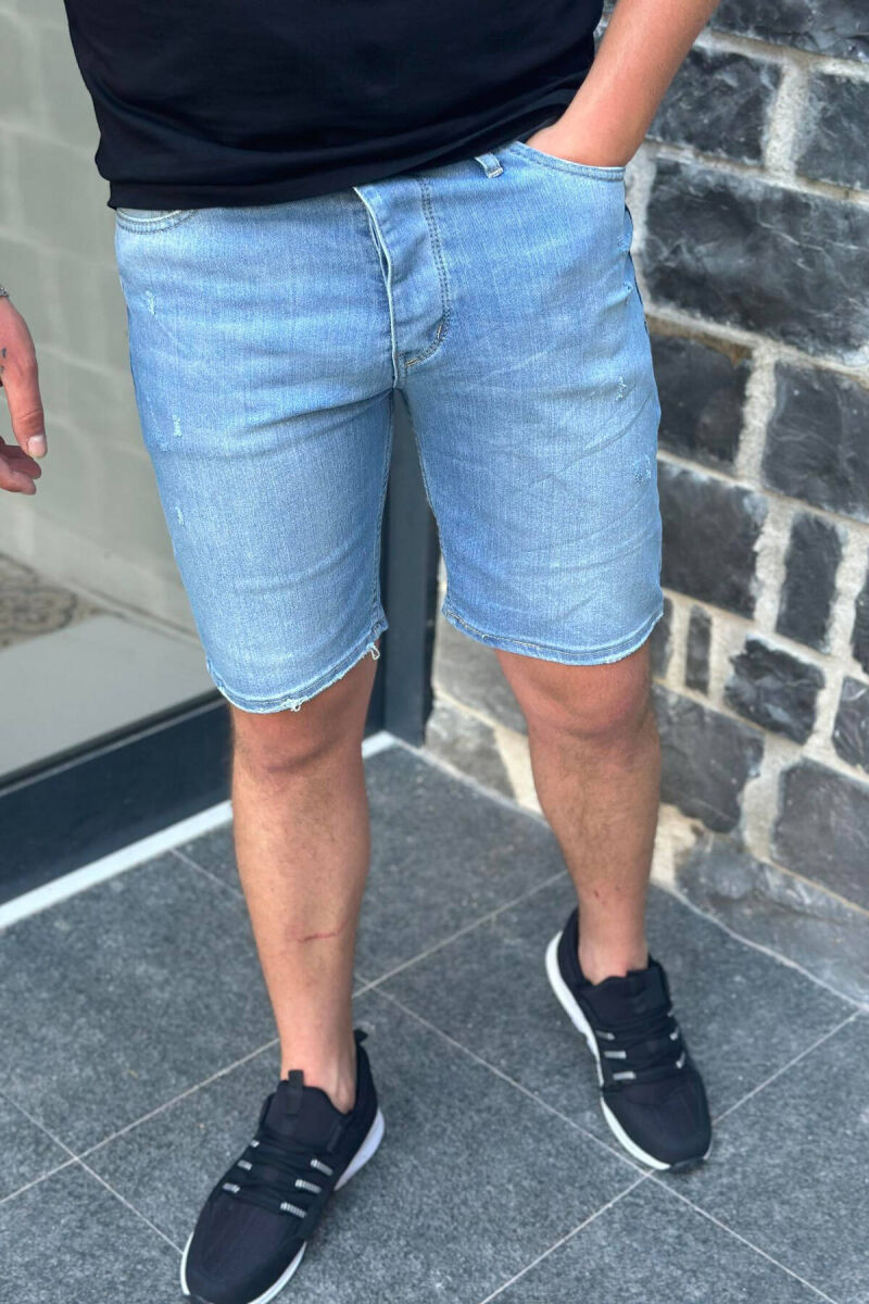 LIGHT BLUE MAN SHORT JEANS LIGHTBLUE/BZ - 3