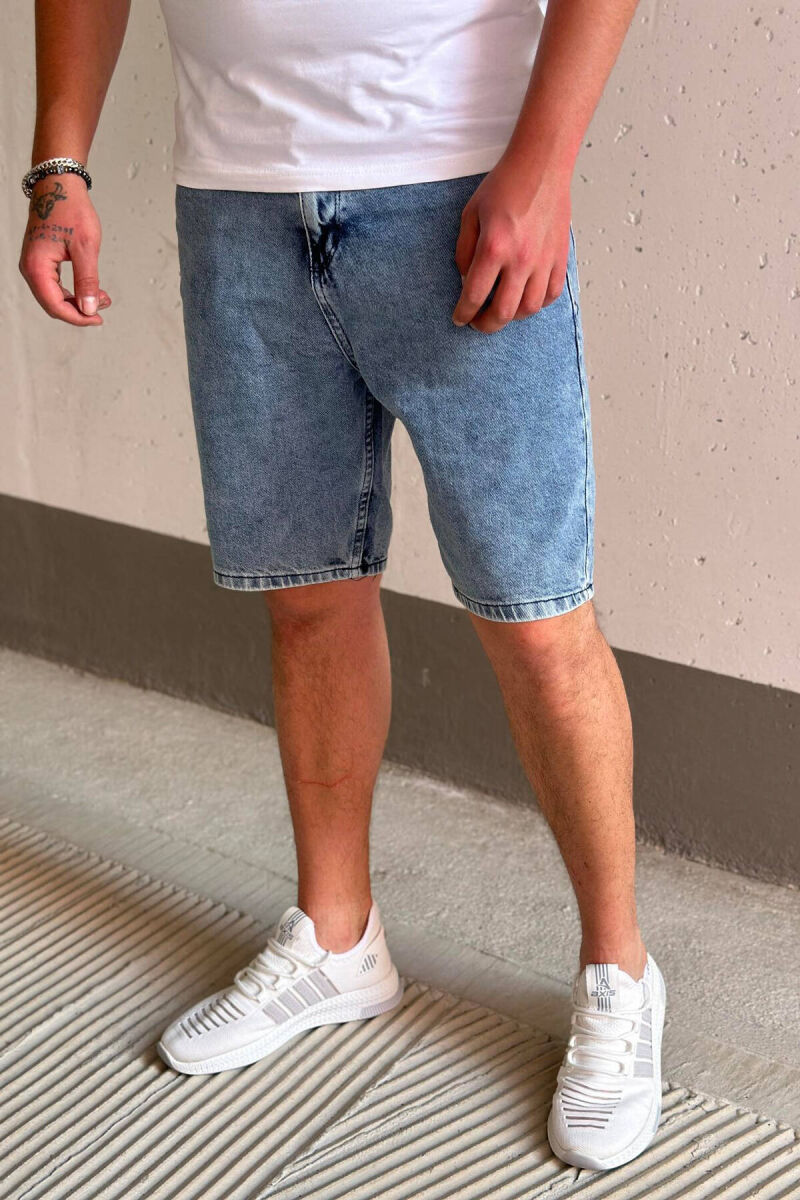 LIGHT BLUE MAN SHORT JEANS LIGHTBLUE/BZ - 1