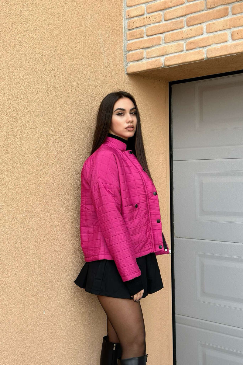 LIGHT ONE COLOR WOMEN JACKET FUCHSIA/CIKLAMI - 3