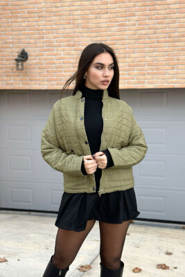 LIGHT ONE COLOR WOMEN JACKET GREEN/JESHILE 