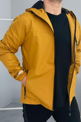 LIGHT RAINY ONE COLOR MEN JACKET MUSTARD/MUSTARDE 