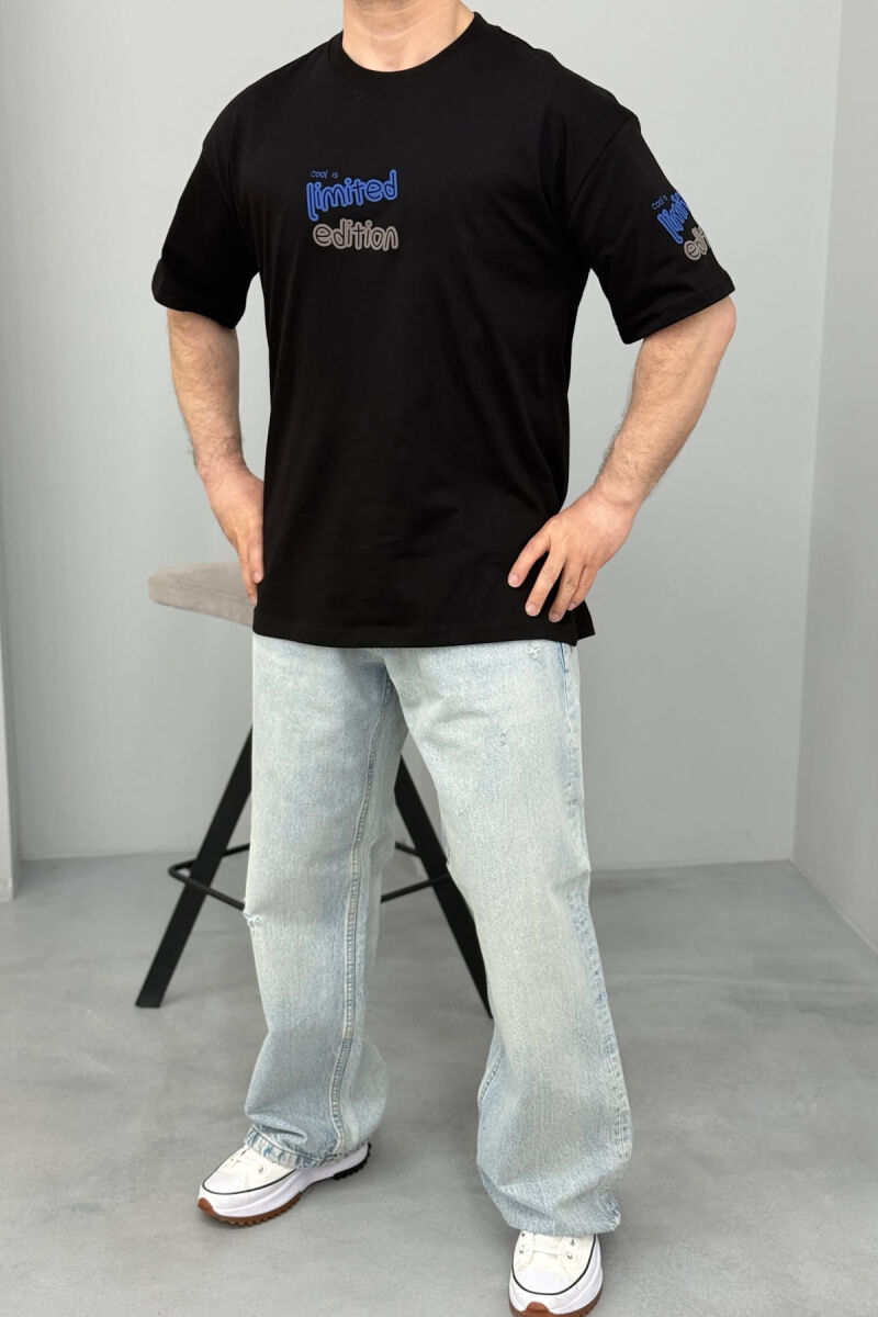 LIMITED EDITION WRITTING MEN T-SHIRT BLACK/ E ZEZE - 2