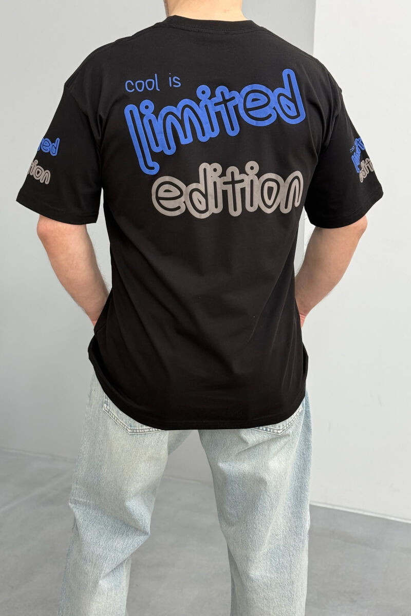 LIMITED EDITION WRITTING MEN T-SHIRT BLACK/ E ZEZE - 3
