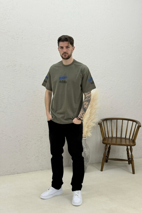 LIMITED EDITION WRITTING MEN T-SHIRT GREEN/JESHILE - 2