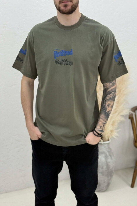 LIMITED EDITION WRITTING MEN T-SHIRT GREEN/JESHILE - 3