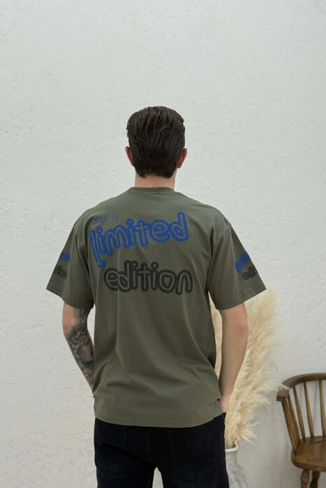 LIMITED EDITION WRITTING MEN T-SHIRT GREEN/JESHILE - 4