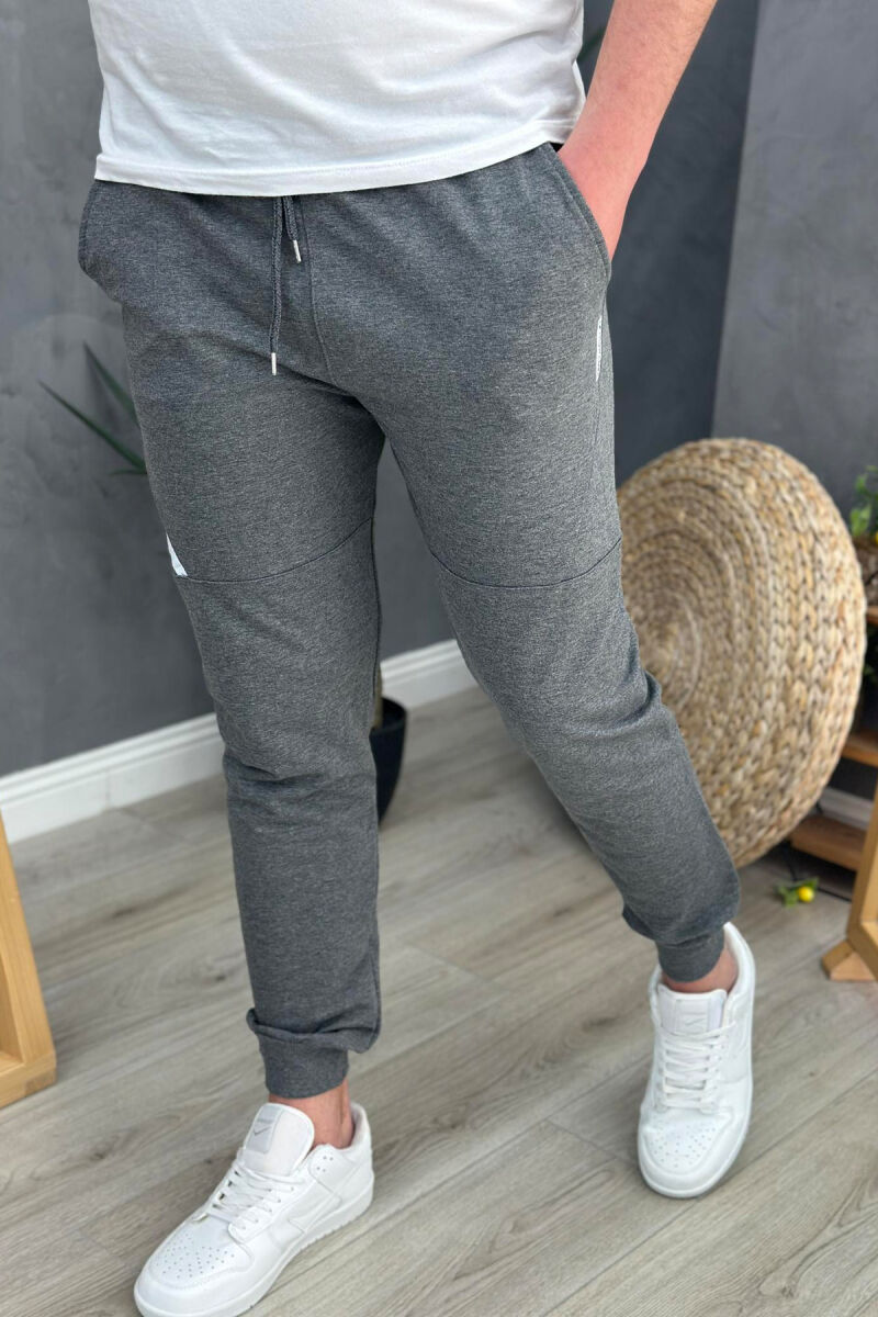 LINE SIMPLE ONE COLOR MEN SWEATPANTS GREY/GRI - 2