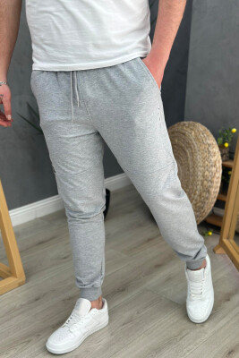 LINE SIMPLE ONE COLOR MEN SWEATPANTS LIGHT GREY/GZ 