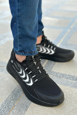 LINES DIFFERENT COLORS MEN SNEAKERS BLACK/ E ZEZE 