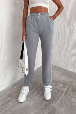 LINES FLUFFY COTTON WOMAN SWEATPANTS GREY/GRI 