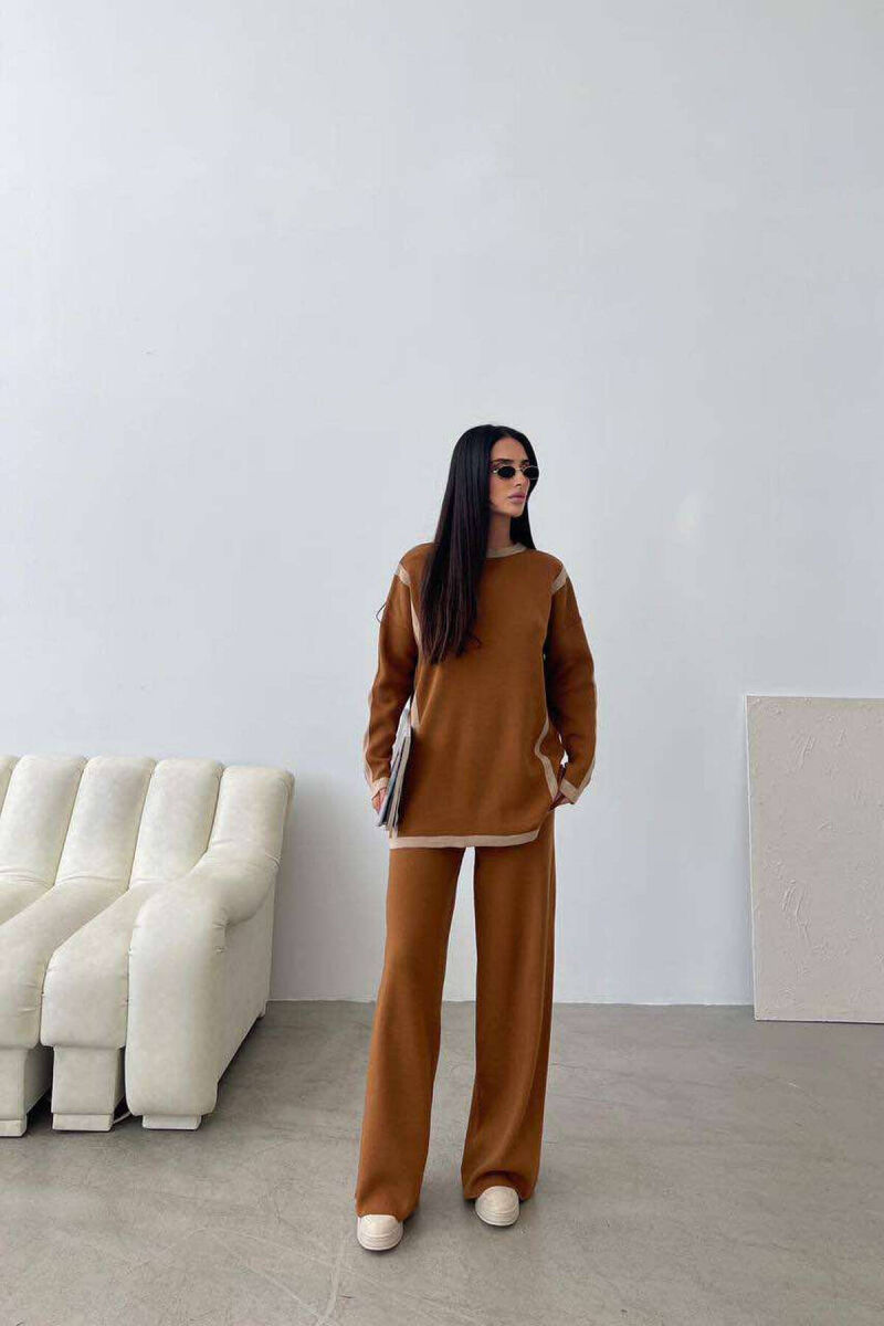 LINES ONE COLOR WOMAN SET BROWN/KAFE - 2