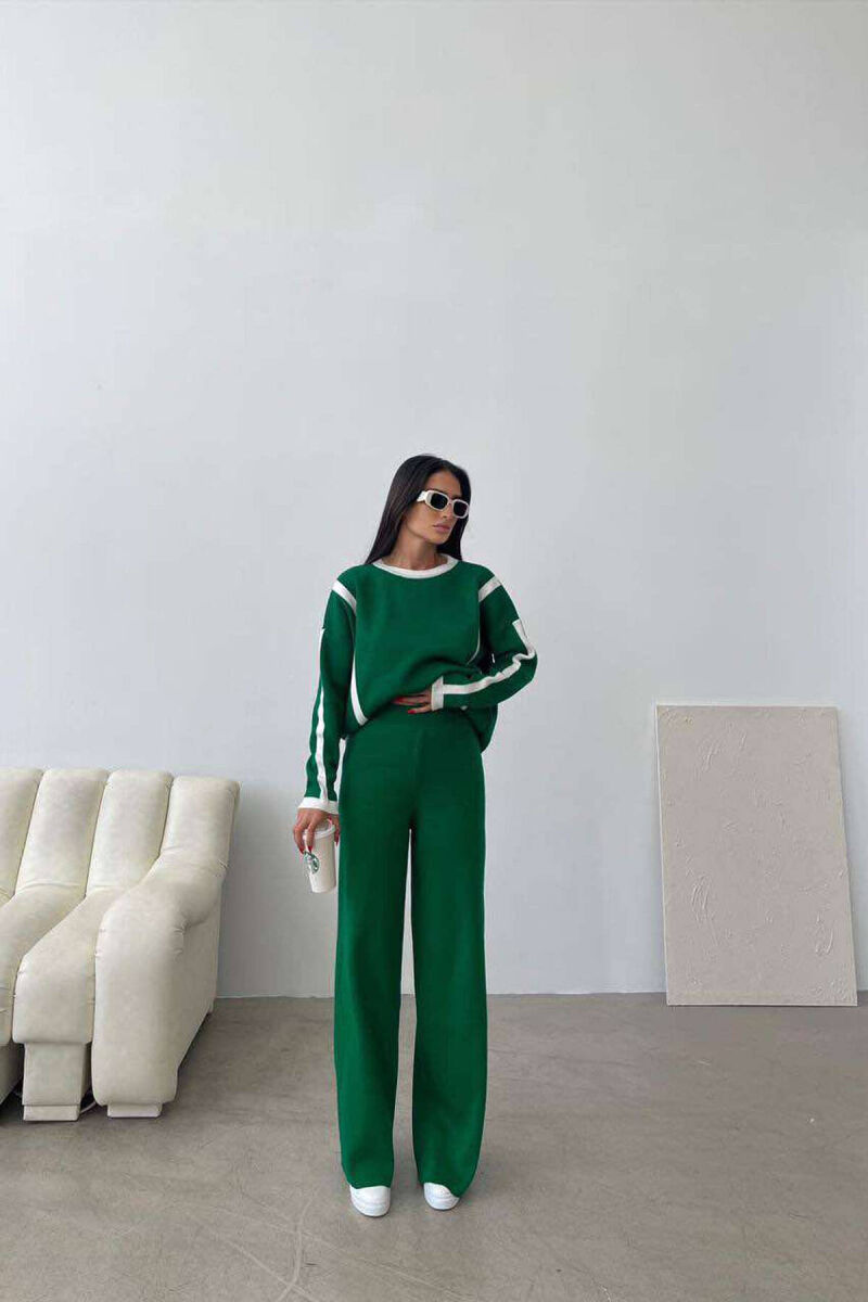 LINES ONE COLOR WOMAN SET GREEN/JESHILE - 1