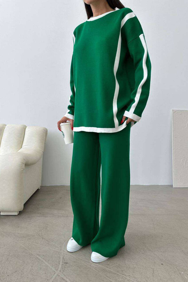 LINES ONE COLOR WOMAN SET GREEN/JESHILE - 2
