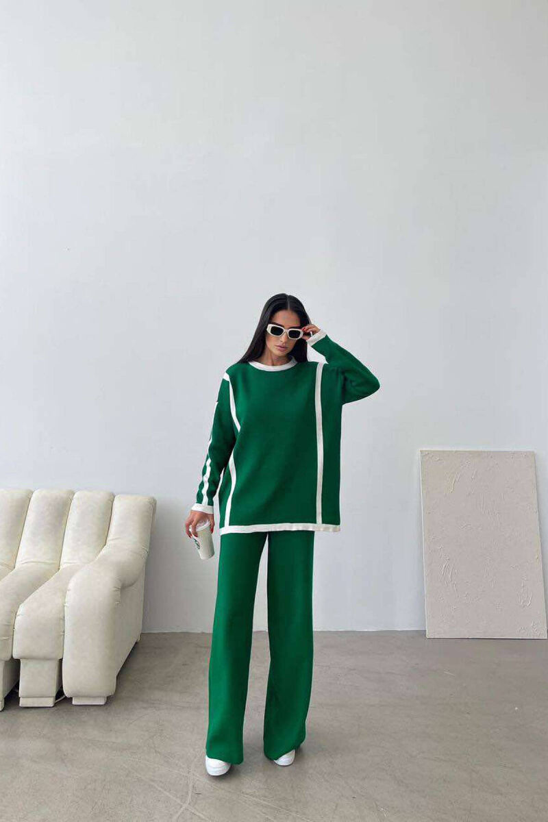 LINES ONE COLOR WOMAN SET GREEN/JESHILE - 3