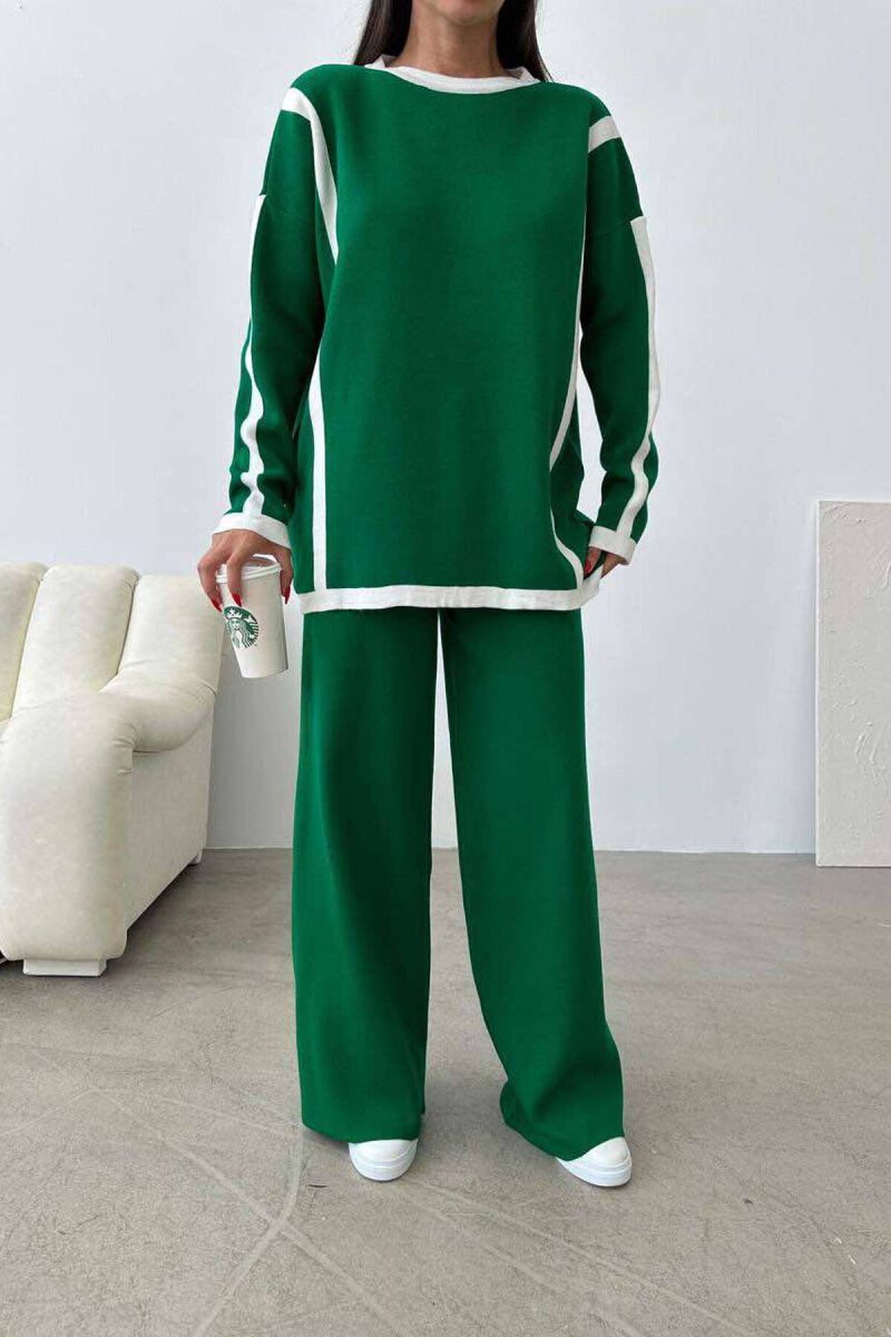 LINES ONE COLOR WOMAN SET GREEN/JESHILE - 4