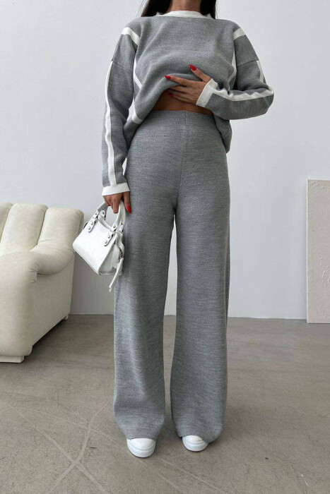 LINES ONE COLOR WOMAN SET GREY/GRI - 2