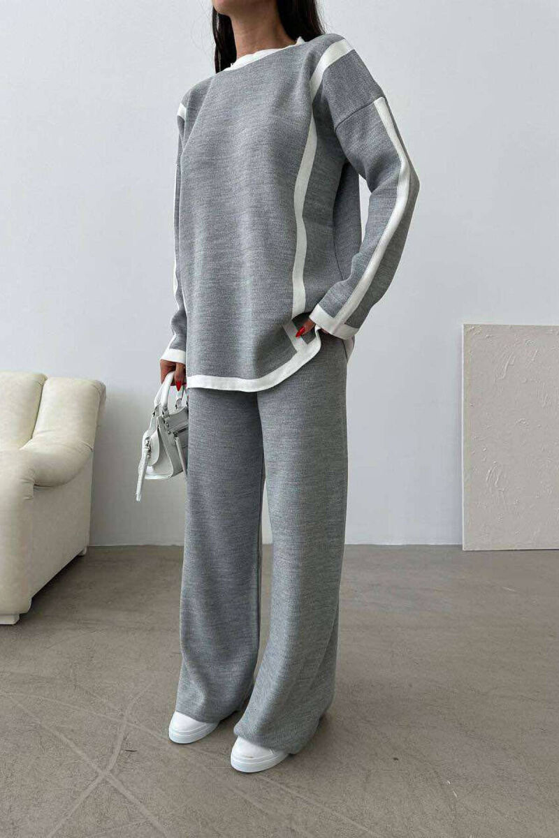 LINES ONE COLOR WOMAN SET GREY/GRI - 4