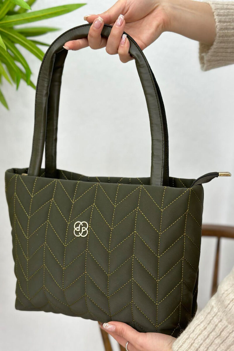 LINES SIMPLE WOMAN BAG GREEN/JESHILE - 1