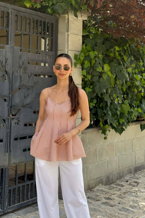 KANATIERE E THJESHTE ME VIJA PER FEMRA NE NGJYRE BEZHE 