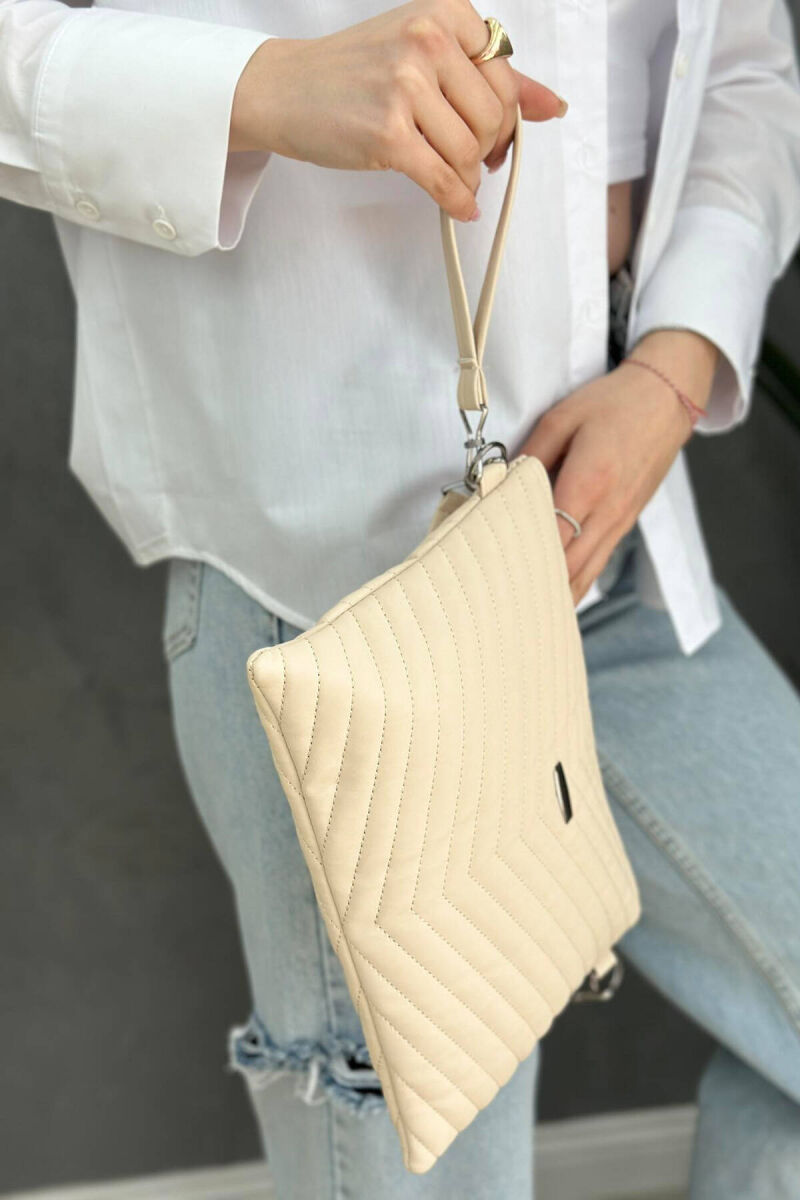 LINES WOMAN BAG CREAM/KREM - 2