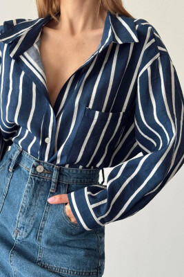 LINES WOMAN SHIRT BLUE/BLU 