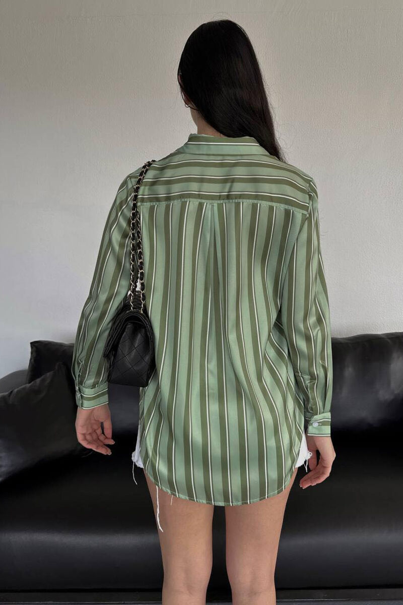 LINES WOMAN SHIRT GREEN/JESHILE - 4