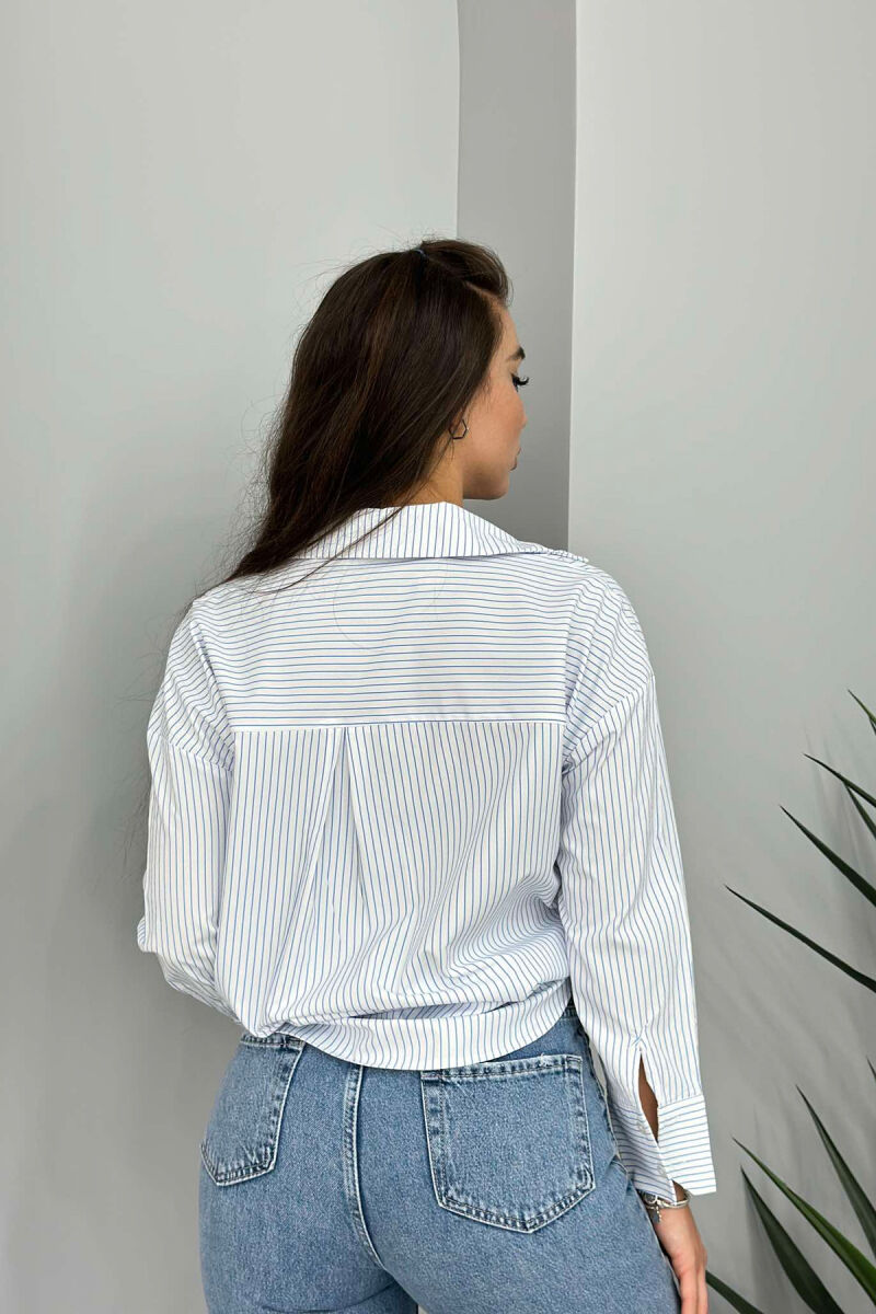 LINES WOMAN SHIRT WHITE-E BARDHE - 5