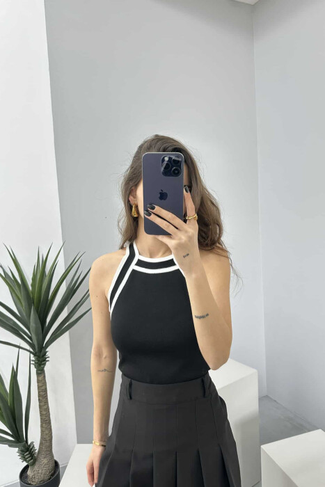 LINES WOMAN TOP BLACK/ E ZEZE - 1