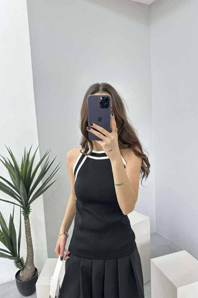 LINES WOMAN TOP BLACK/ E ZEZE - 2