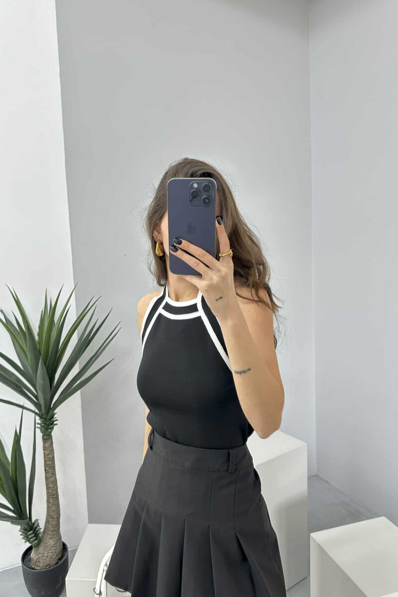 LINES WOMAN TOP BLACK/ E ZEZE - 4