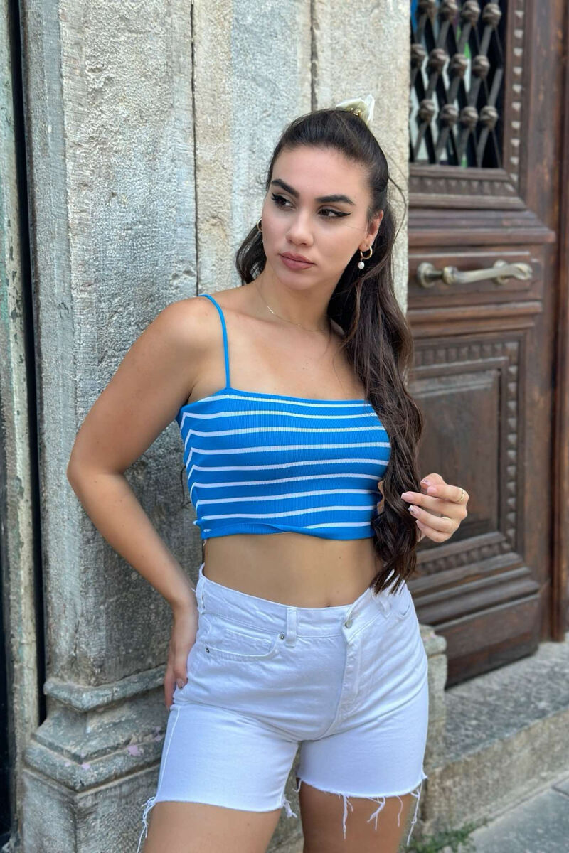 LINES WOMAN TOP BLUE/BLU - 2