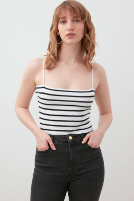 LINES WOMAN TOP WHITE-E BARDHE 