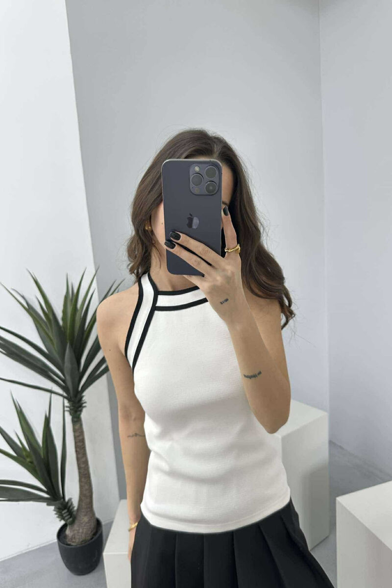 LINES WOMAN TOP WHITE-E BARDHE - 4